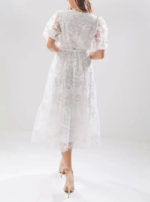 A Textured Midi Dress.-FLYING TOMATO-S-Urbanheer