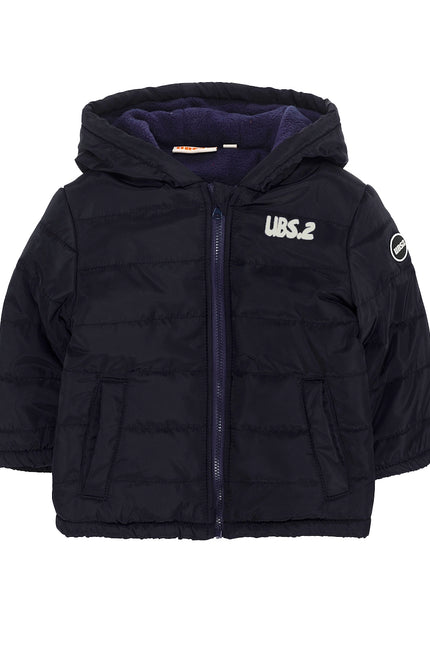 Ubs2 Baby Boy'S Navy Blue Hooded Jacket (3M/48M)-UBS2-3M-Urbanheer