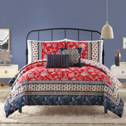 Marbella 5-Piece Comforter Set By Indigo Bazaar.-peking handicraft-Queen-Urbanheer