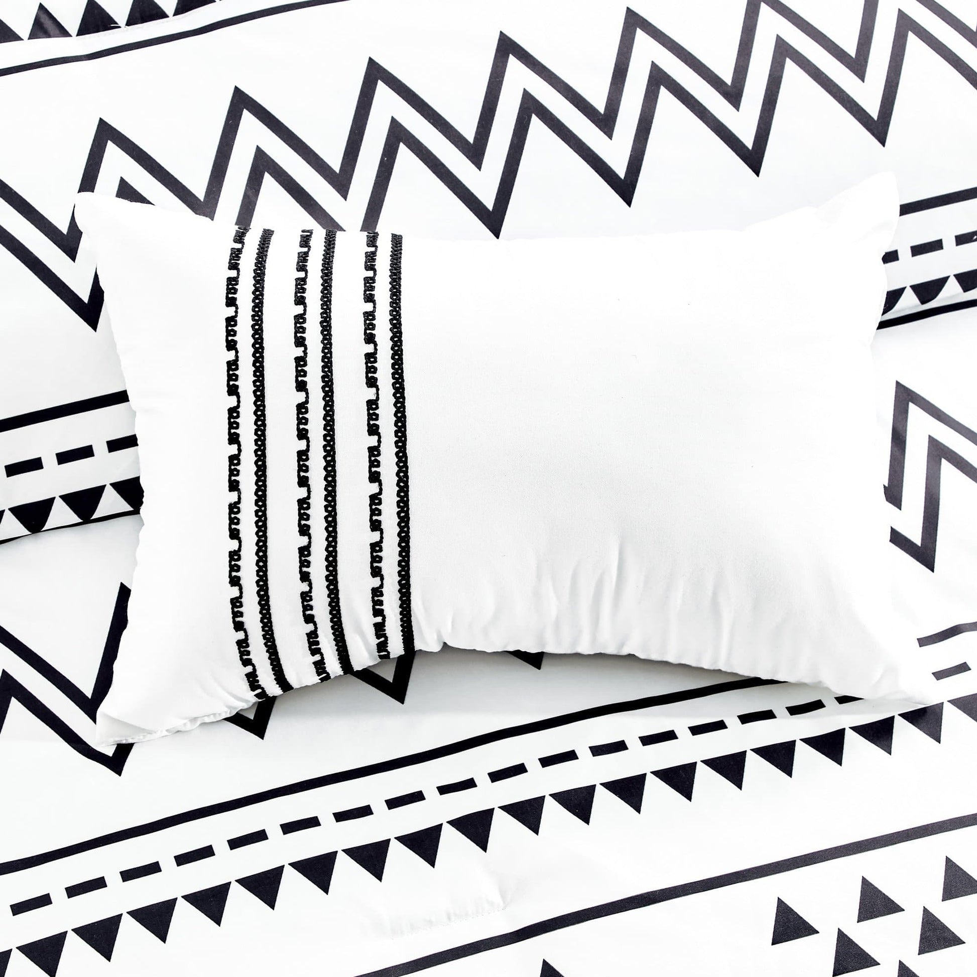 Bohemian Southwestern Aztec Navajo Comforter - 6 Piece Set-Linen Mart-King-Urbanheer