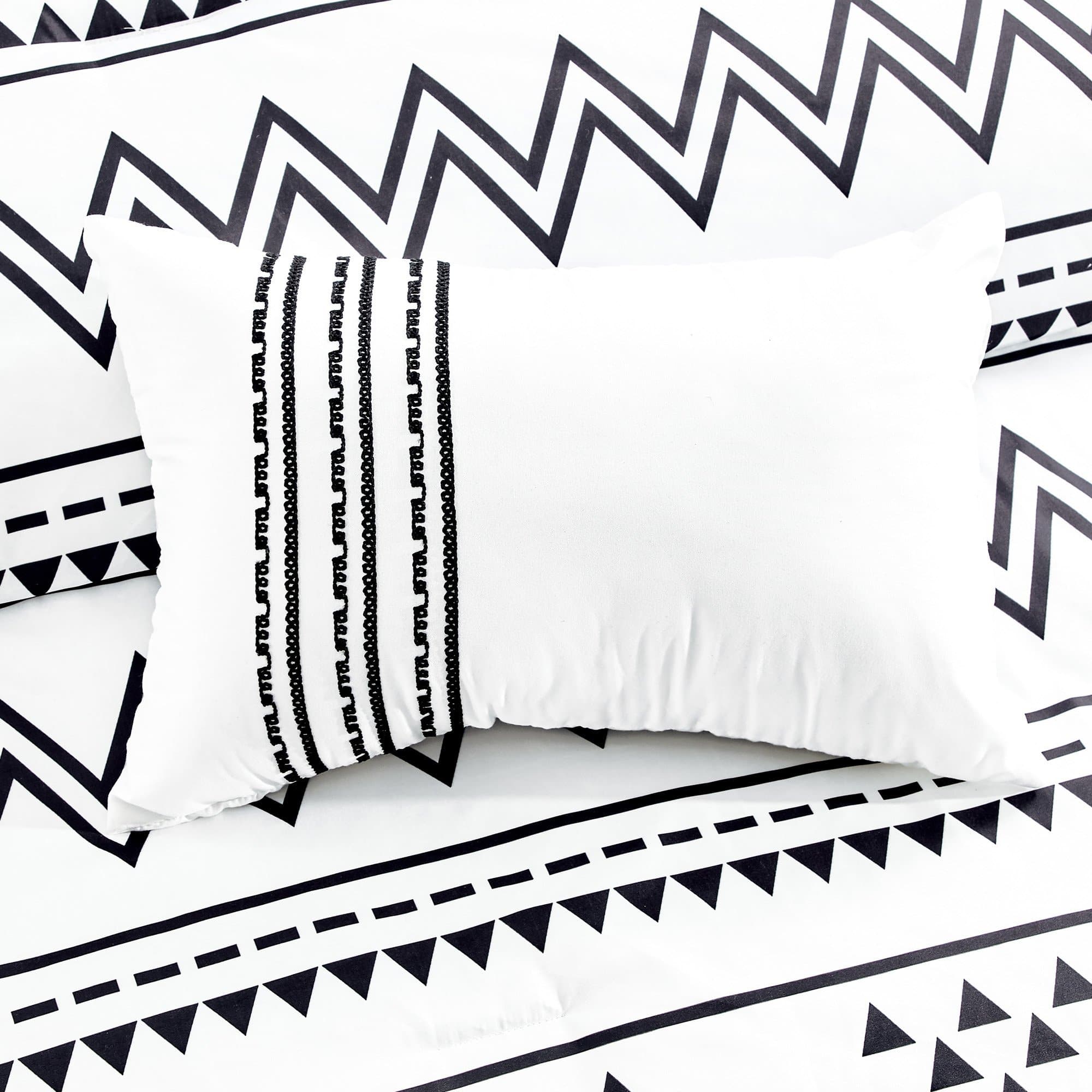 Bohemian Southwestern Aztec Navajo Comforter - 6 Piece Set-Linen Mart-King-Urbanheer