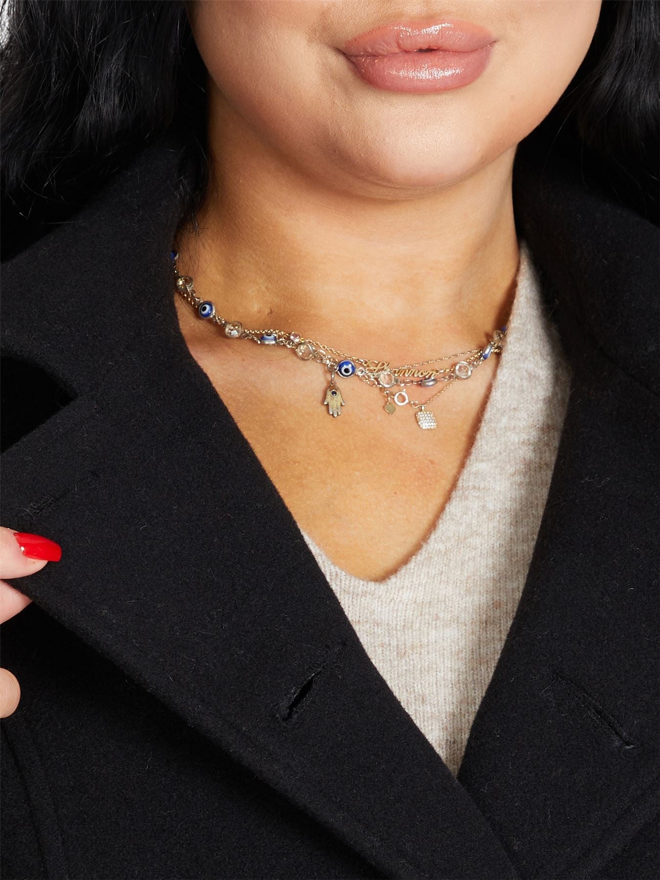 (Pre-Order) A-Line Double Breasted Coat-Rose Eleusis-UK 10/EU 38/US 6-Black-Urbanheer