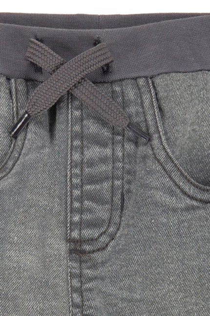 Ubs2 Baby Boy'S Superflex Grey Cotton Denim Trousers.-UBS2-Urbanheer