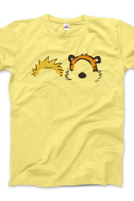 Calvin And Hobbes Faces Contour T-Shirt