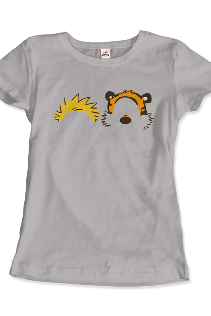 Calvin And Hobbes Faces Contour T-Shirt