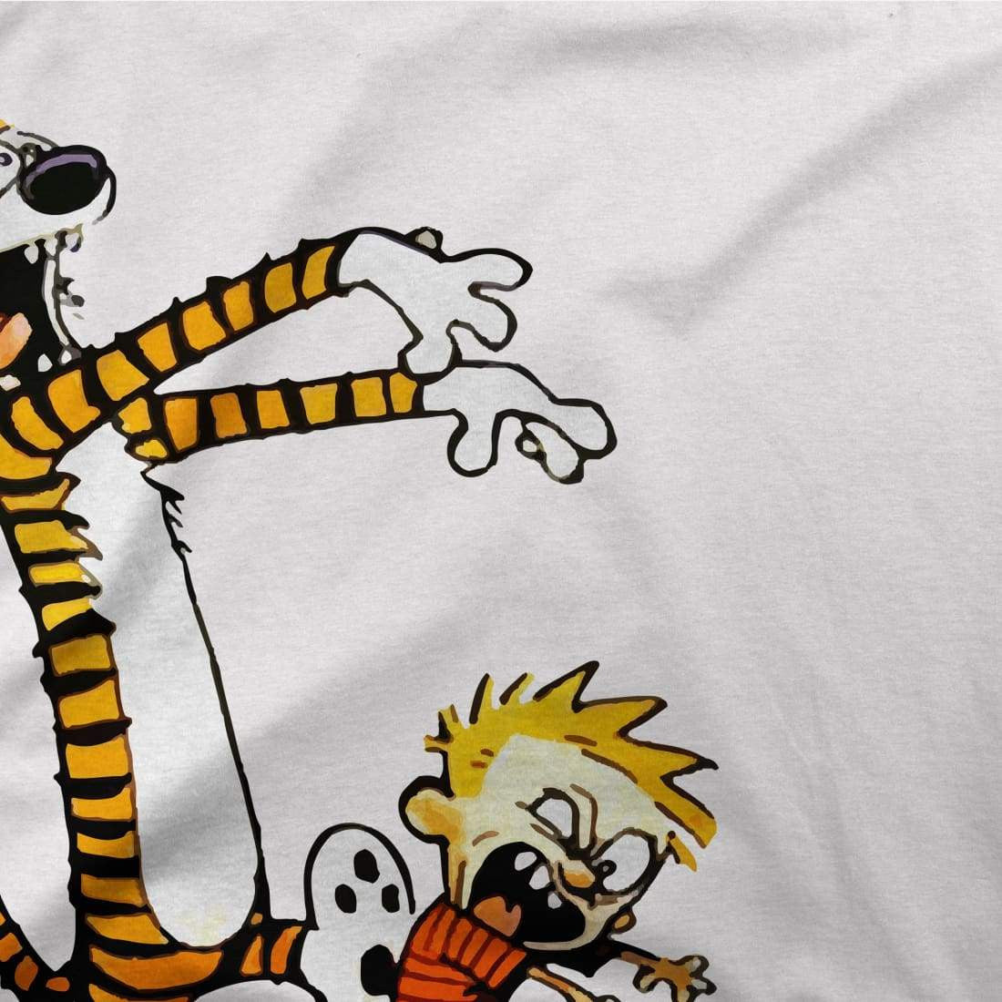 Calvin and Hobbes Playing Zombies T-Shirt-Art-O-Rama Shop-Youth-Black-S-Urbanheer