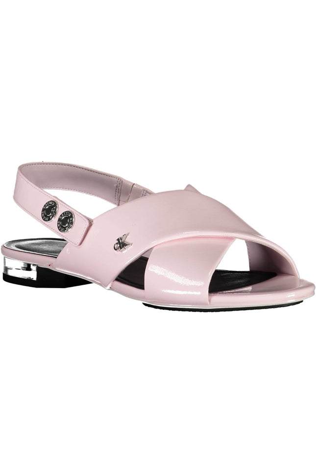 Calvin Klein Pink Woman Sandal Shoes - BRAND NEW FROM ITALY-Shoes - Women-CALVIN KLEIN-Urbanheer
