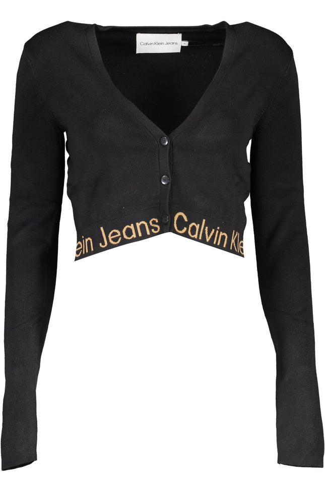 Calvin Klein Cardigan Woman Black - Brand New From Italy-Clothing - Women-CALVIN KLEIN-BLACK-L-Urbanheer
