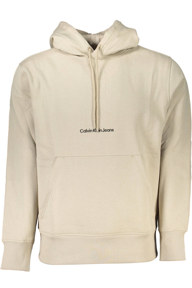 Calvin Klein Men'S Beige Zipless Sweatshirt-Felpe-CALVIN KLEIN-Urbanheer