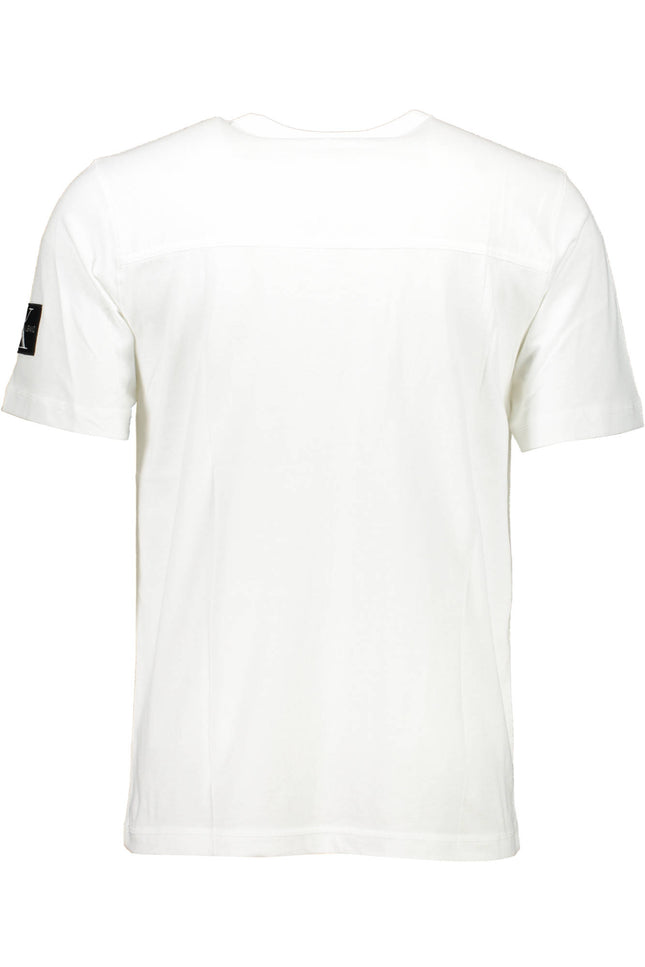 Calvin Klein Herren Kurzarm T-Shirt Weiß - BRAND NEW FROM ITALY-CALVIN KLEIN-Urbanheer
