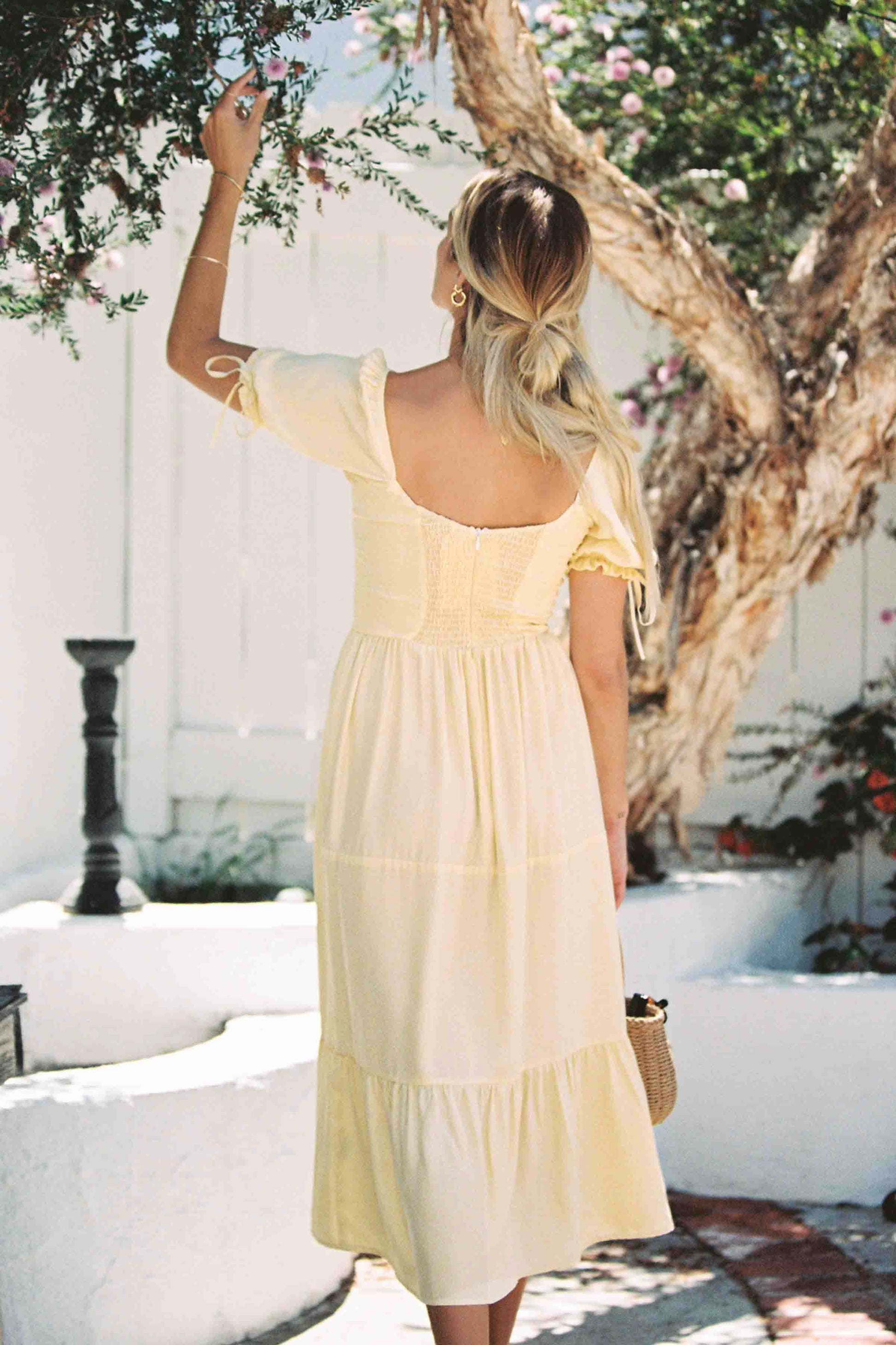 Canyon Dress | Soft Yellow | Silk Dress-Dress-MERRITT CHARLES-extra small-Soft Yellow-Urbanheer
