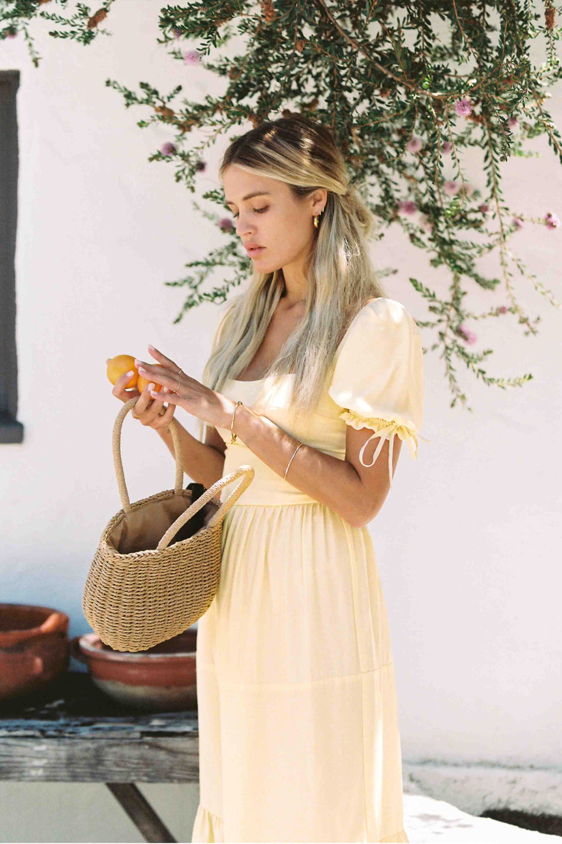 Canyon Dress | Soft Yellow | Silk Dress-Dress-MERRITT CHARLES-extra small-Soft Yellow-Urbanheer