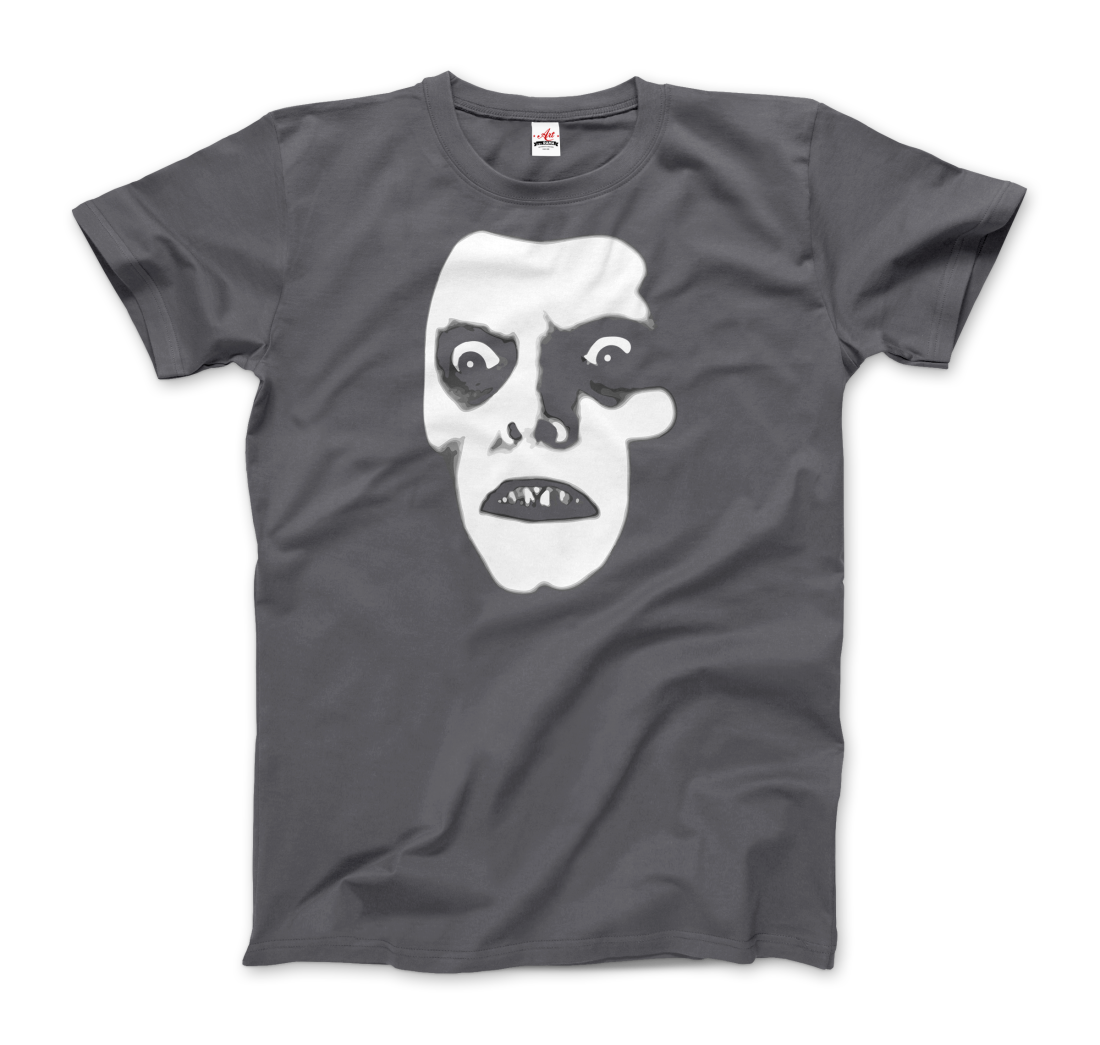 Captain Howdy, Pazuzu Demon from The Exorcist T-Shirt-Art-O-Rama Shop-Men-Charcoal-XL-Urbanheer