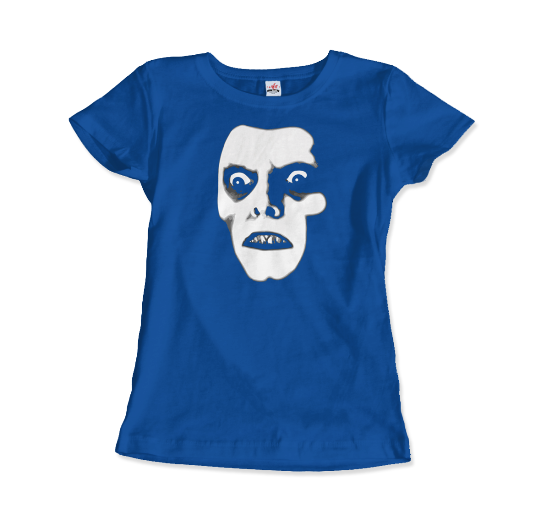 Captain Howdy, Pazuzu Demon from The Exorcist T-Shirt-Art-O-Rama Shop-Women-Royal Blue-XL-Urbanheer