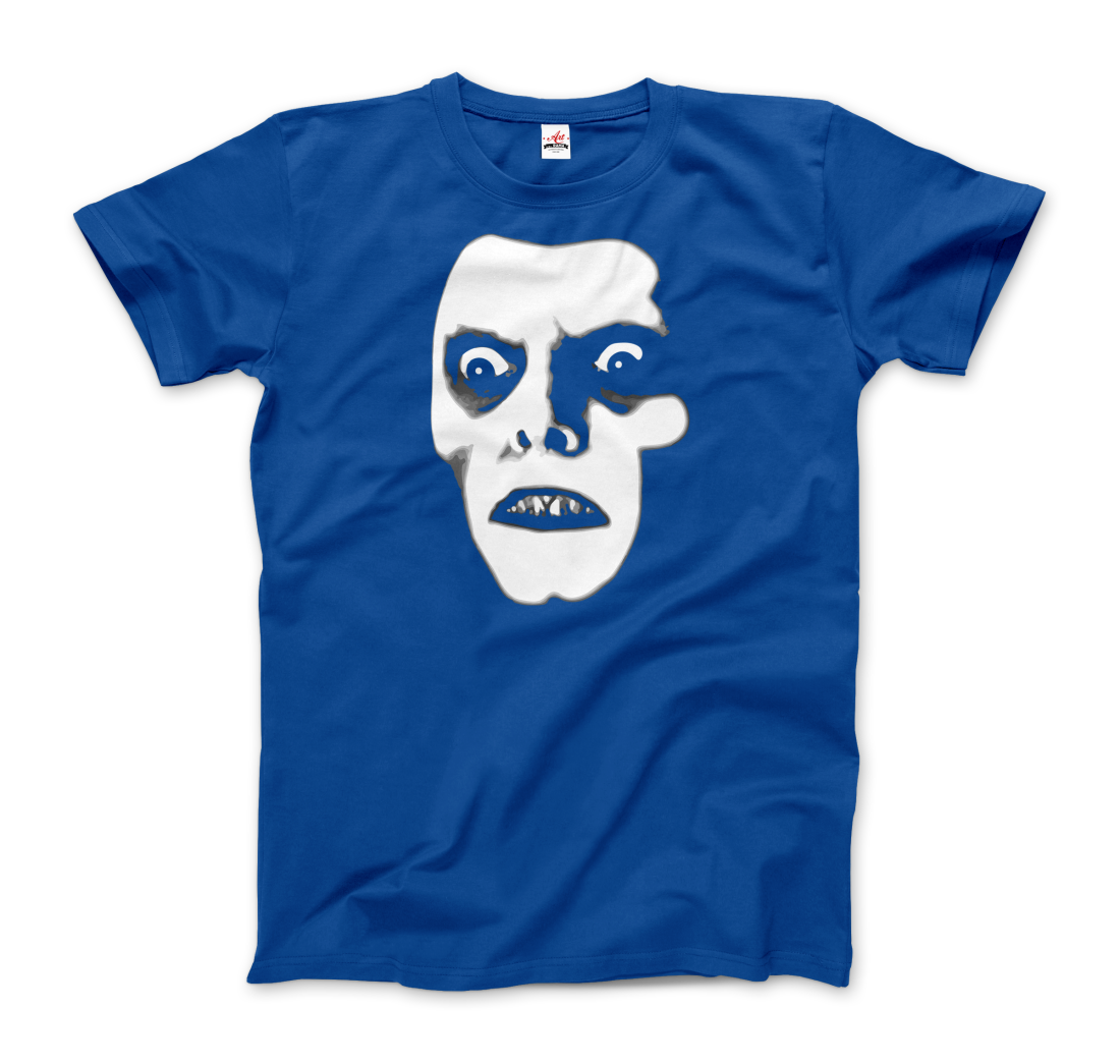 Captain Howdy, Pazuzu Demon from The Exorcist T-Shirt-Art-O-Rama Shop-Men-Royal Blue-XL-Urbanheer