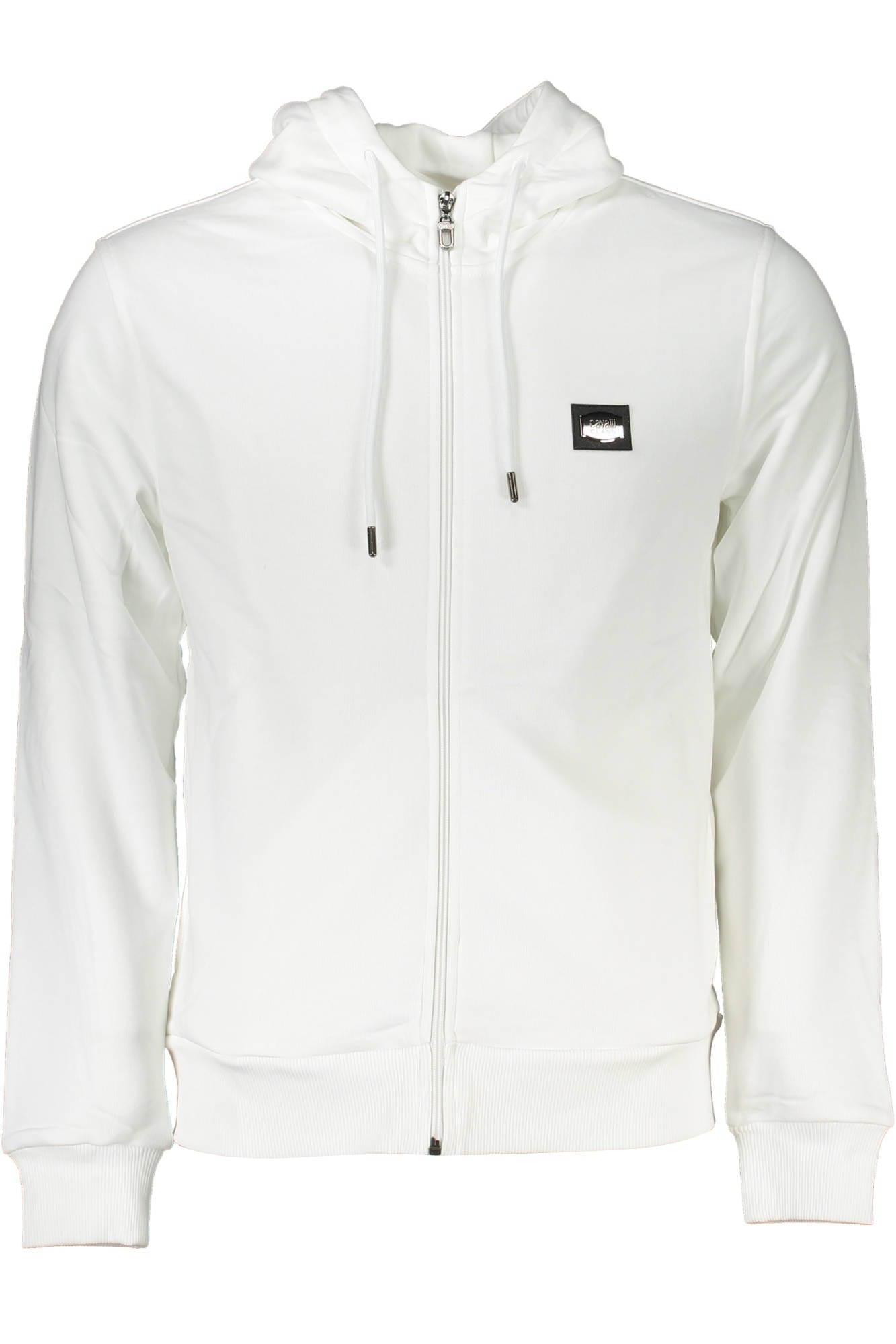 CAVALLI CLASS MEN'S WHITE SWEATSHIRT-Clothing - Men-CAVALLI CLASS-WHITE-M-Urbanheer