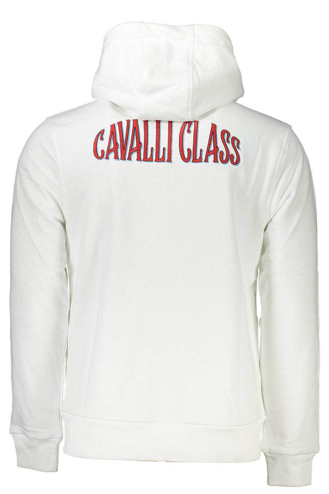 CAVALLI CLASS MEN'S WHITE SWEATSHIRT-1