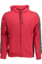 CAVALLI CLASS SWEATSHIRT WITH ZIP MAN RED-CAVALLI CLASS-RED-S-Urbanheer