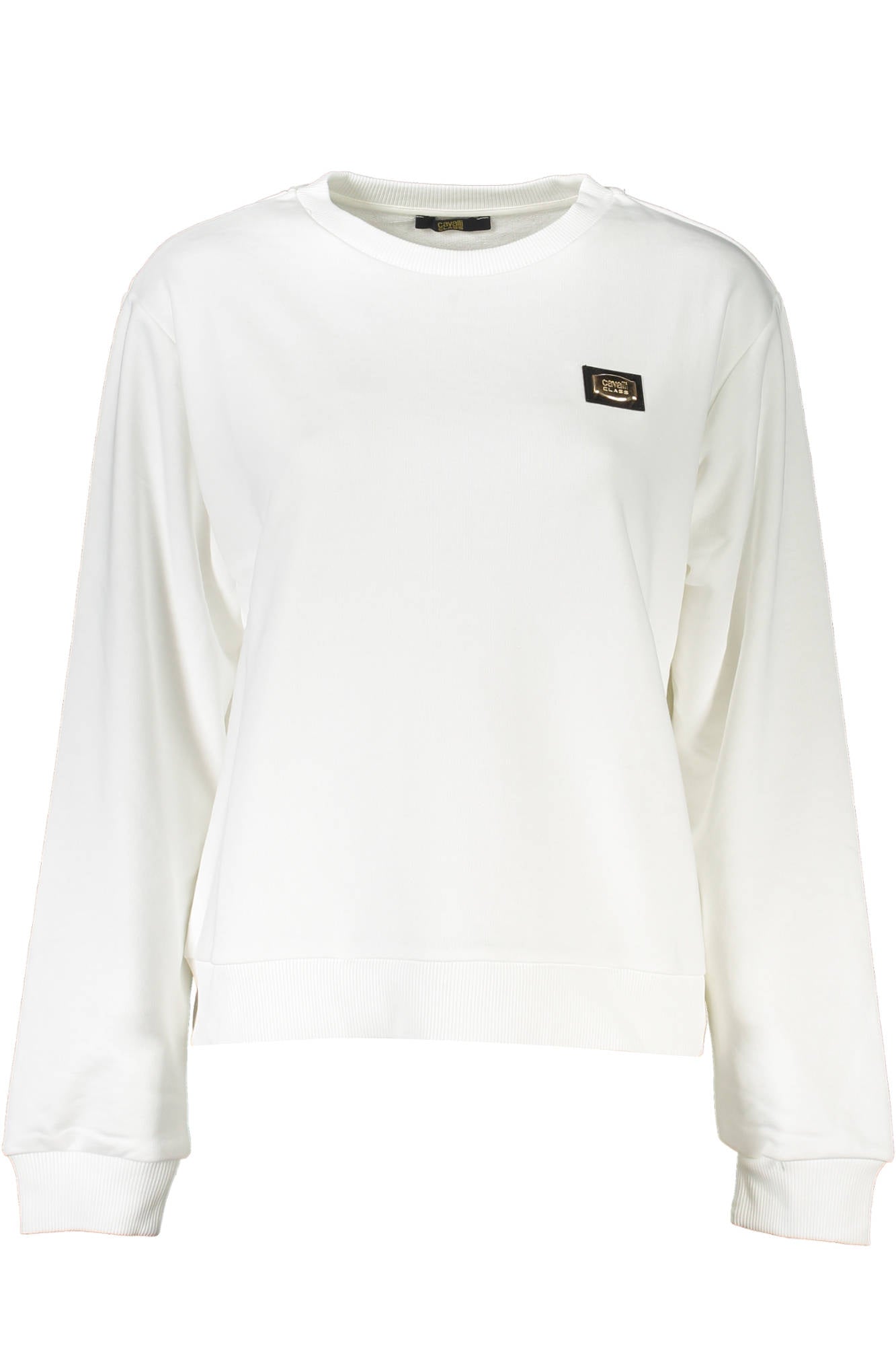 Cavalli Class Sweatshirt Without Zip Woman White-Felpe-CAVALLI CLASS-WHITE-XS-Urbanheer