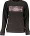 CAVALLI CLASS WOMEN'S ZIPLESS SWEATSHIRT BLACK-Felpe-CAVALLI CLASS-BLACK-XS-Urbanheer