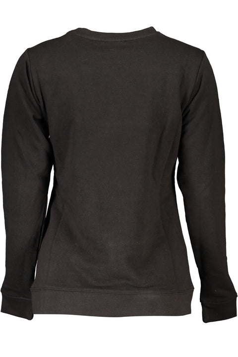 CAVALLI CLASS WOMEN'S ZIPLESS SWEATSHIRT BLACK-Felpe-CAVALLI CLASS-BLACK-XS-Urbanheer