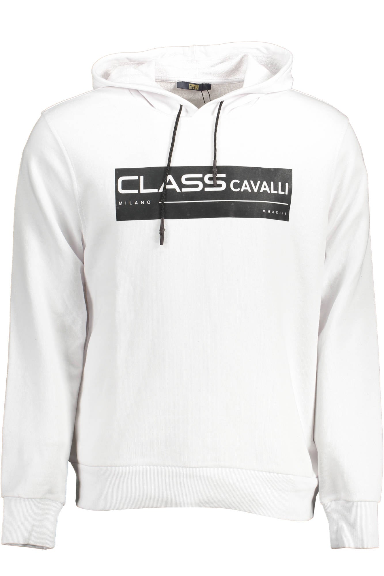CAVALLI CLASS SWEATSHIRT WITHOUT ZIP MAN WHITE-Clothing - Men-CAVALLI CLASS-WHITE-2XL-Urbanheer