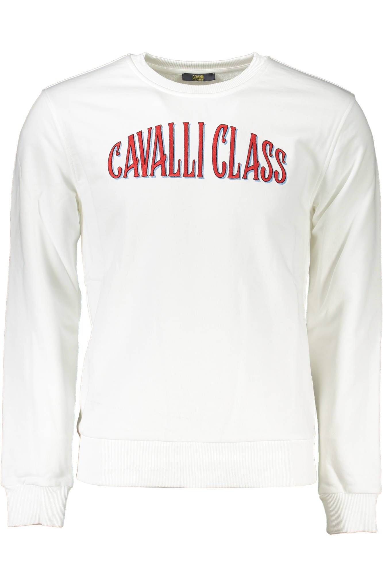 Cavalli Class Sweatshirt Without Zip Man White-Clothing - Men-CAVALLI CLASS-WHITE-S-Urbanheer