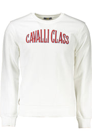Cavalli Class Sweatshirt Without Zip Man White-Clothing - Men-CAVALLI CLASS-WHITE-S-Urbanheer