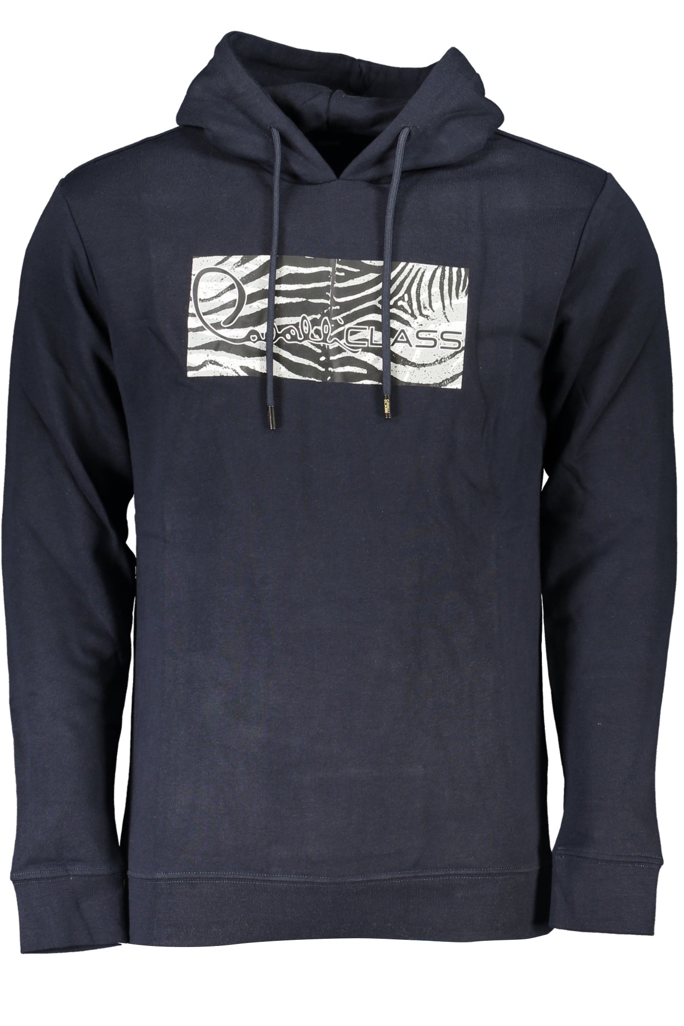 CAVALLI CLASS MEN'S BLUE ZIPLESS SWEATSHIRT-Felpe-CAVALLI CLASS-BLUE-S-Urbanheer