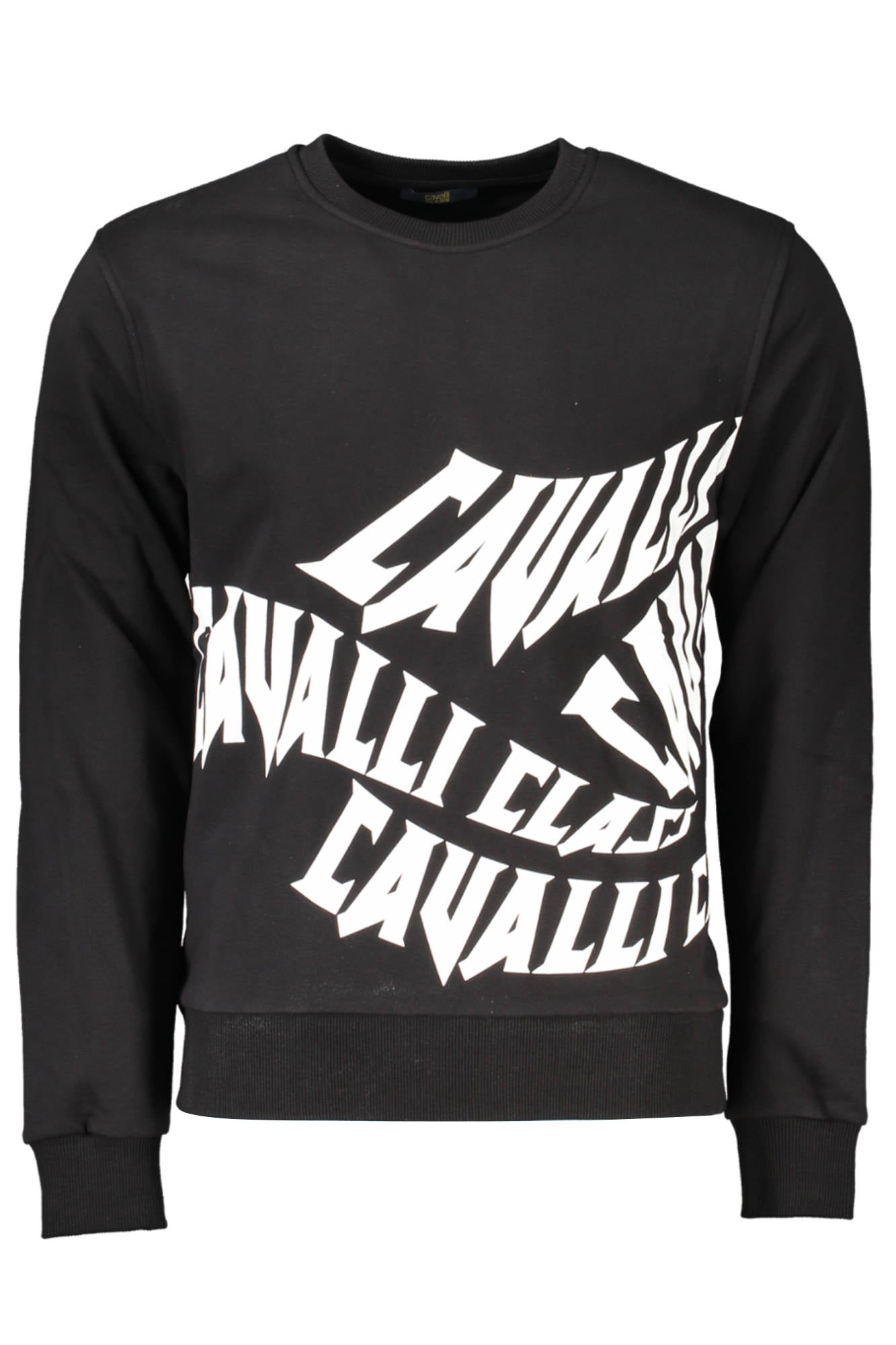 Cavalli Class Sweatshirt Without Zip Black Man-Clothing - Men-CAVALLI CLASS-BLACK-S-Urbanheer