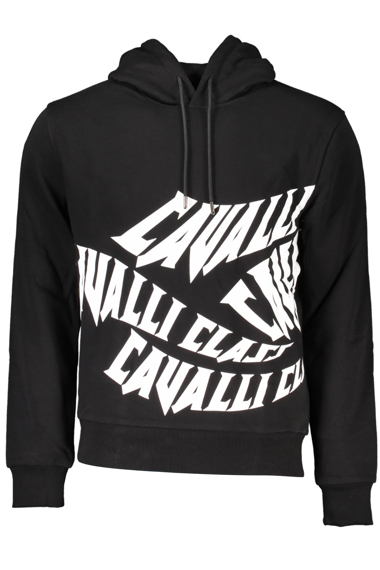 Cavalli Class Sweatshirt Without Zip Black Man-Clothing - Men-CAVALLI CLASS-BLACK-S-Urbanheer