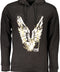 CAVALLI CLASS MEN'S BLACK ZIP-OUT SWEATSHIRT-Felpe-CAVALLI CLASS-BLACK-S-Urbanheer