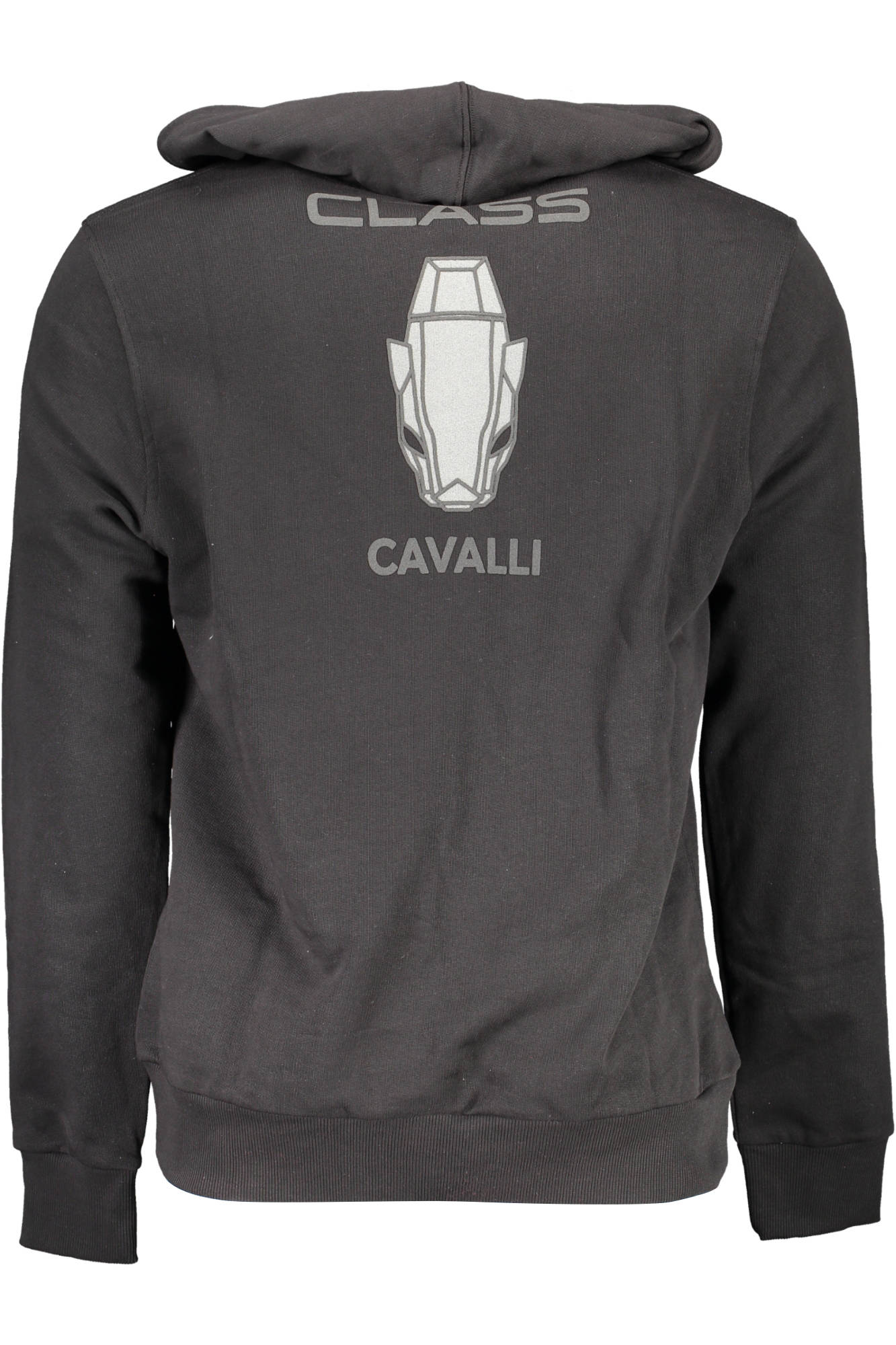 CAVALLI CLASS SWEATSHIRT WITHOUT ZIP MAN BLACK-CAVALLI CLASS-BLACK-S-Urbanheer