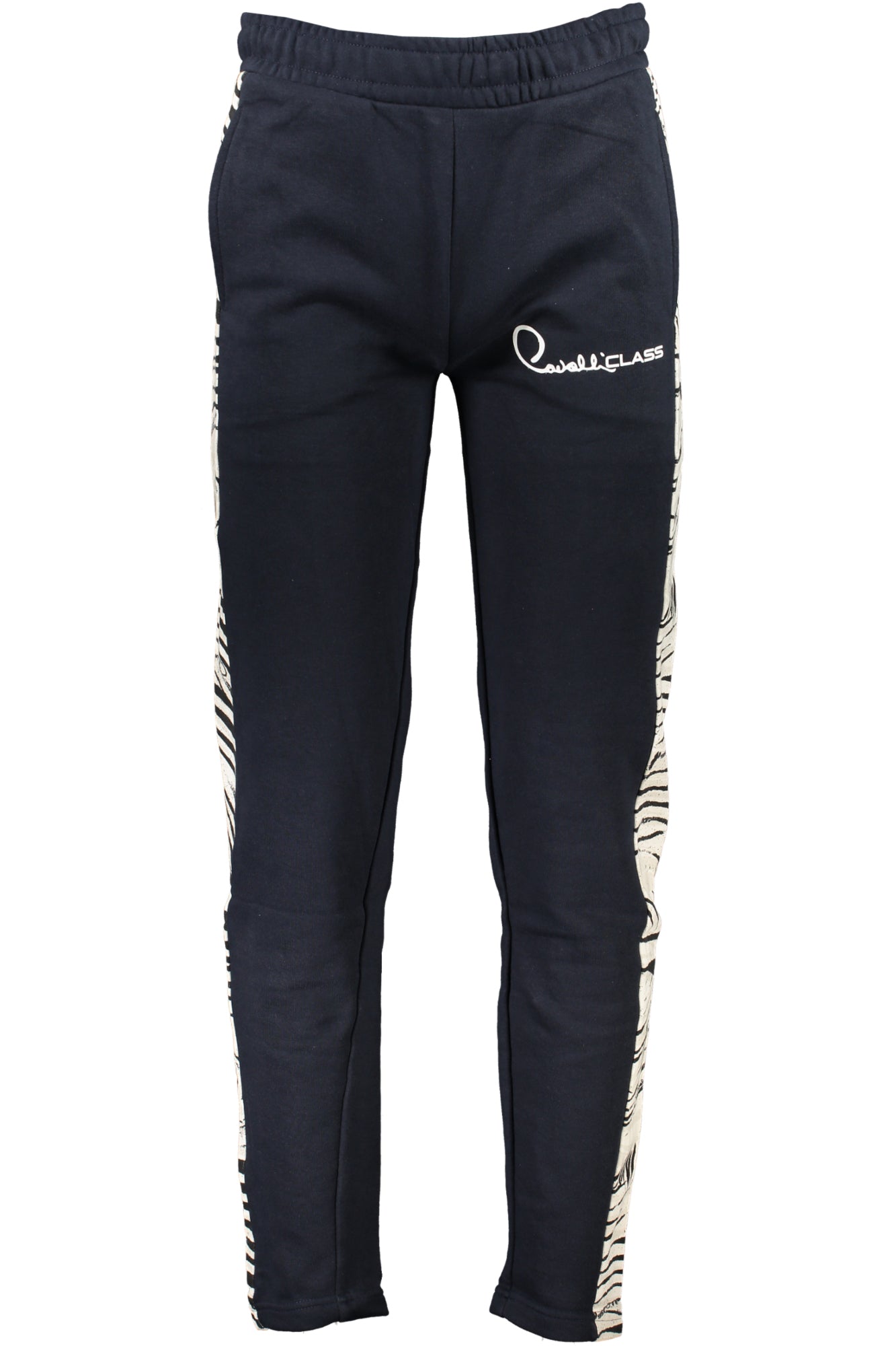 CAVALLI CLASS MEN'S BLUE PANTS-Pantaloni-CAVALLI CLASS-BLUE-S-Urbanheer