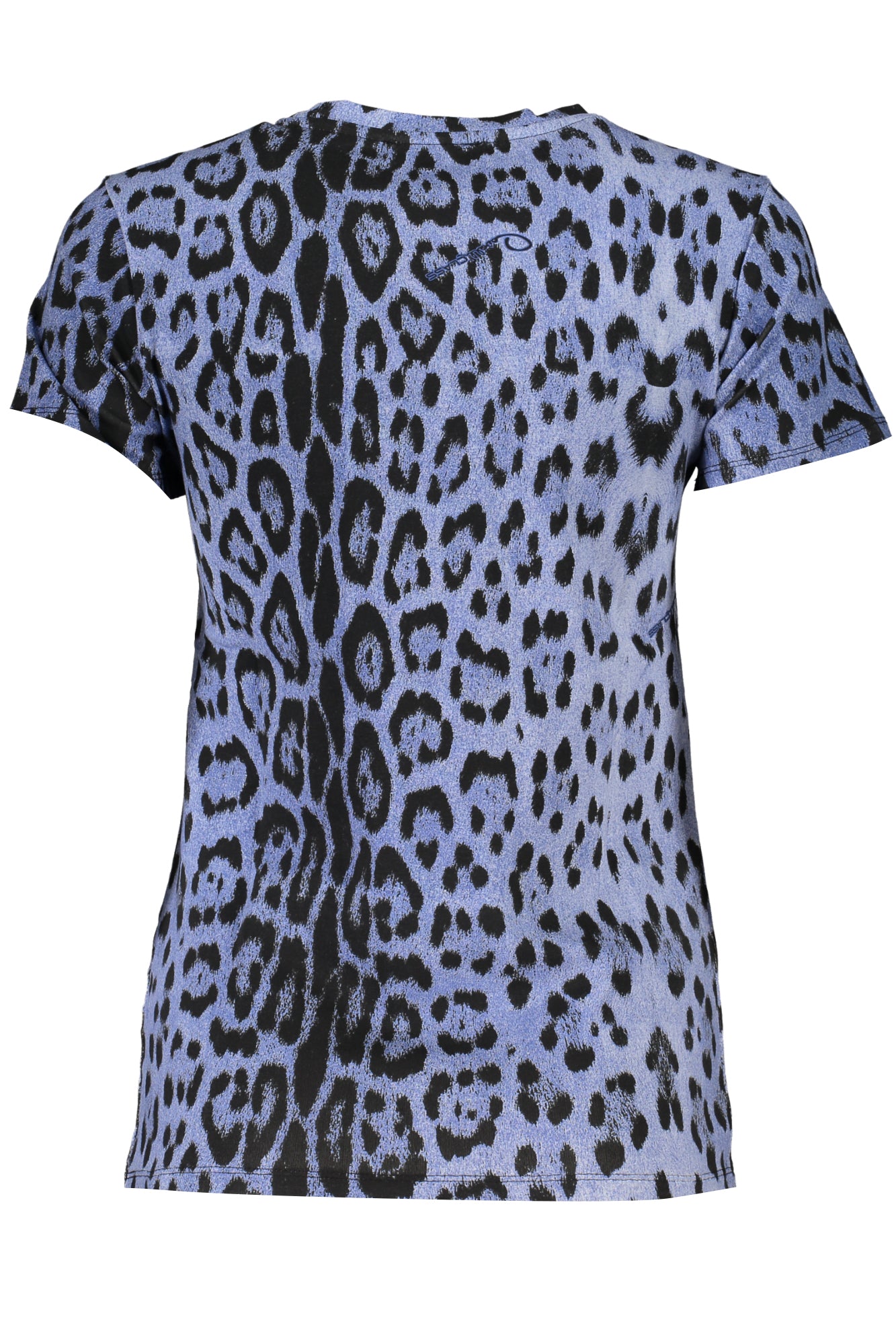 Cavalli Class Women'S Short Sleeve T-Shirt Blue-T-Shirt-CAVALLI CLASS-LIGHT BLUE-XS-Urbanheer