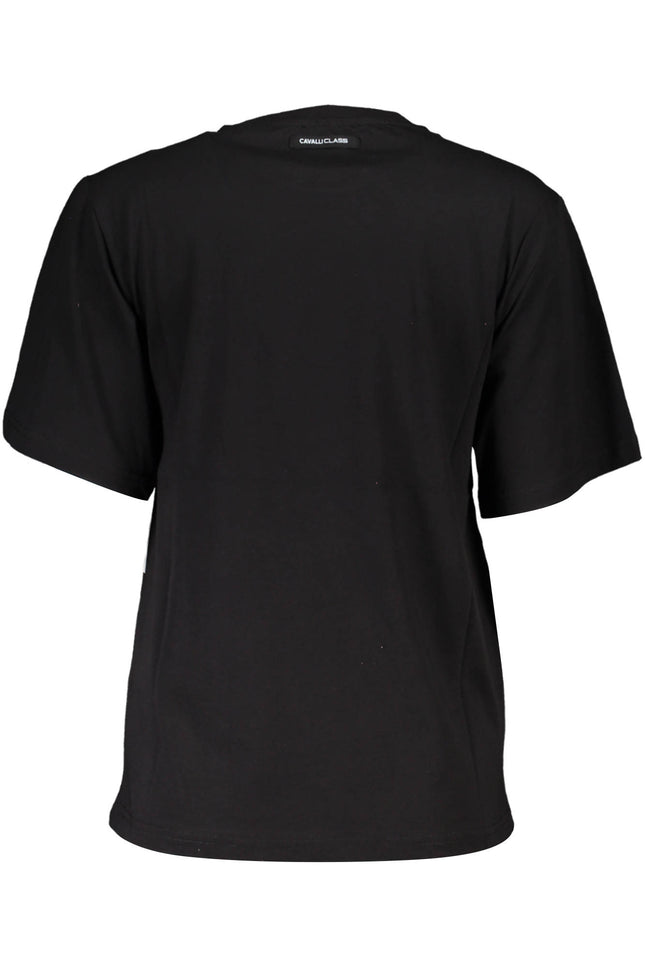 Cavalli Class T-Shirt Short Sleeve Woman Black-Clothing - Women-CAVALLI CLASS-Urbanheer
