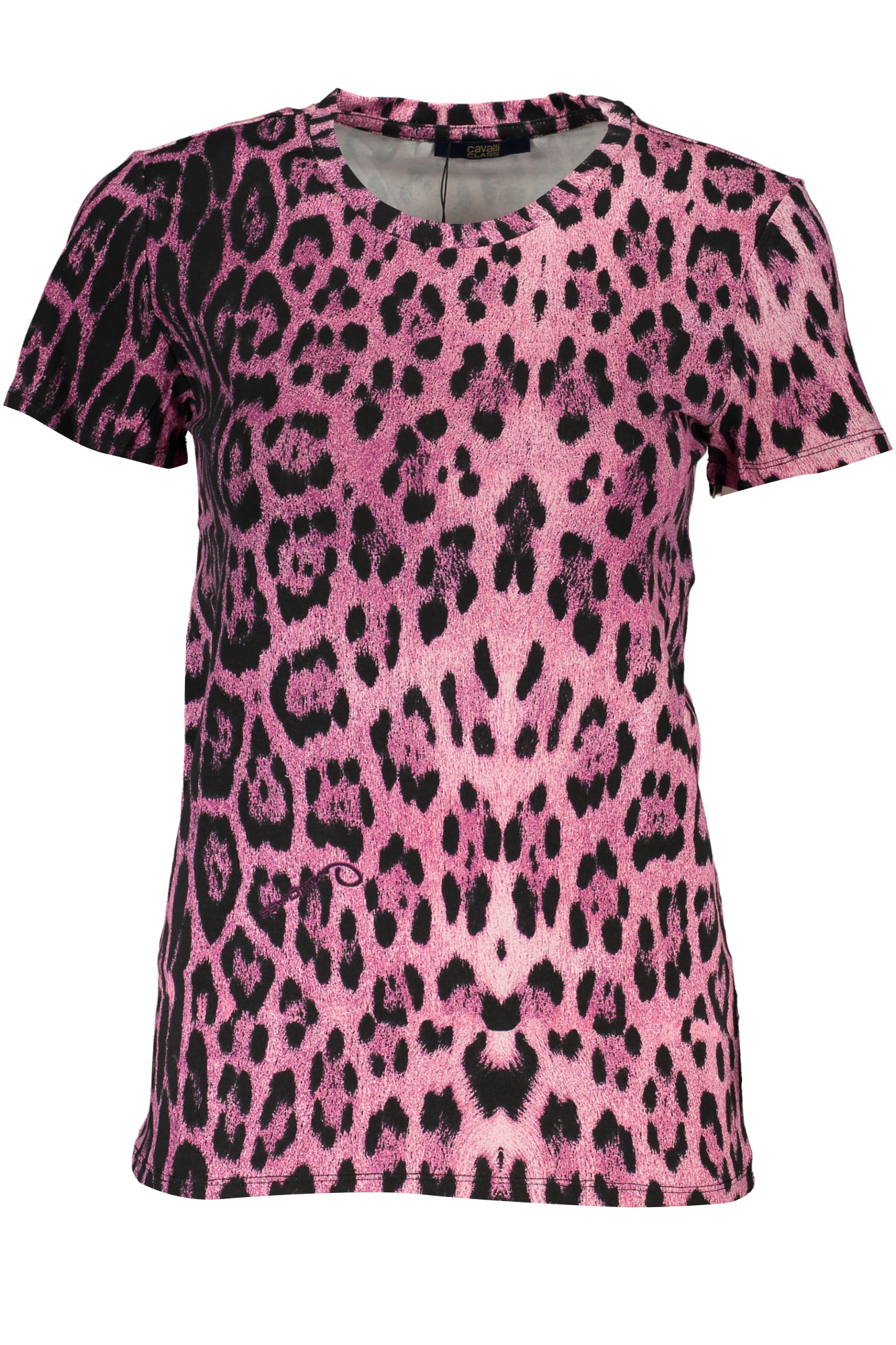 Cavalli Class Women'S Short Sleeve T-Shirt Pink-T-Shirt-CAVALLI CLASS-PINK-XS-Urbanheer
