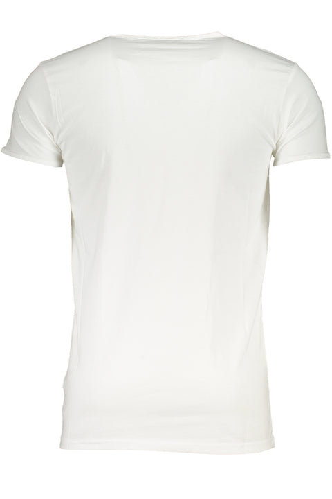 Cavalli Class Men'S Short Sleeved T-Shirt White-T-Shirt-CAVALLI CLASS-WHITE-M-Urbanheer