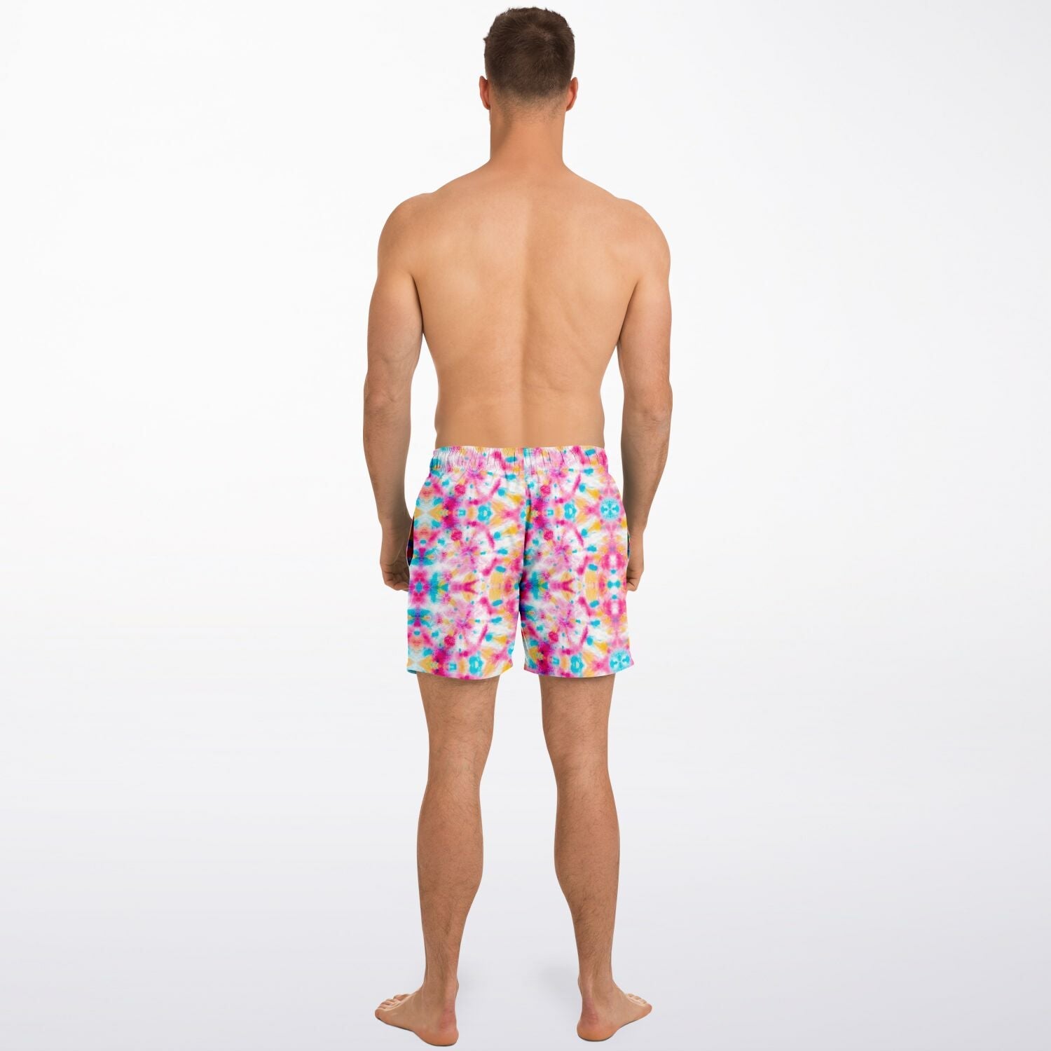Tie-Dye-For 5.5" Men Swim Shorts-Subliminator-XS-Urbanheer