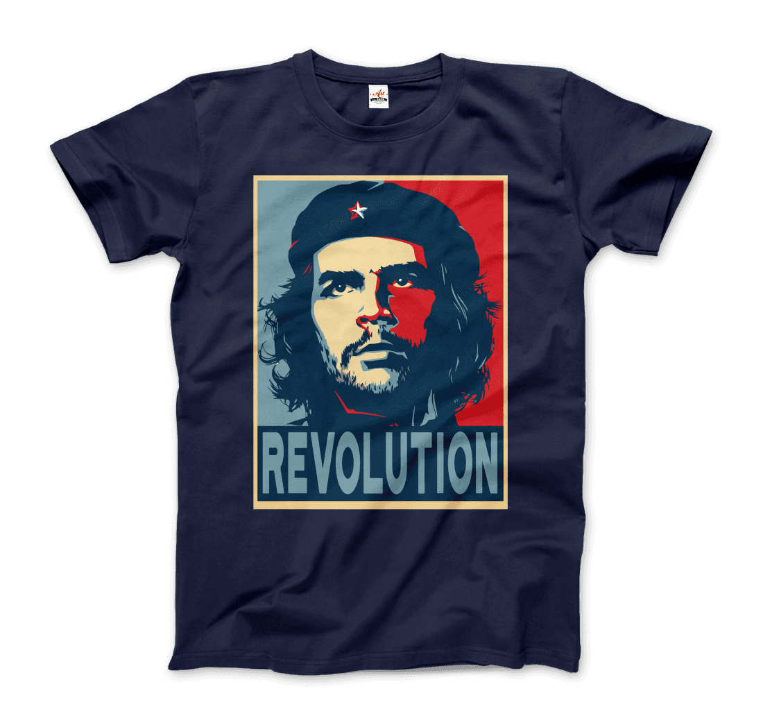Che Guevara Revolution, Hope Style T-Shirt-Art-O-Rama Shop-Men (Unisex)-Black-S-Urbanheer