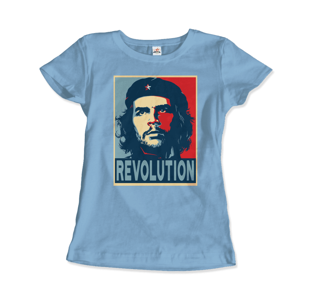 Che Guevara Revolution, Hope Style T-Shirt-Art-O-Rama Shop-Women (Fitted)-White-S-Urbanheer