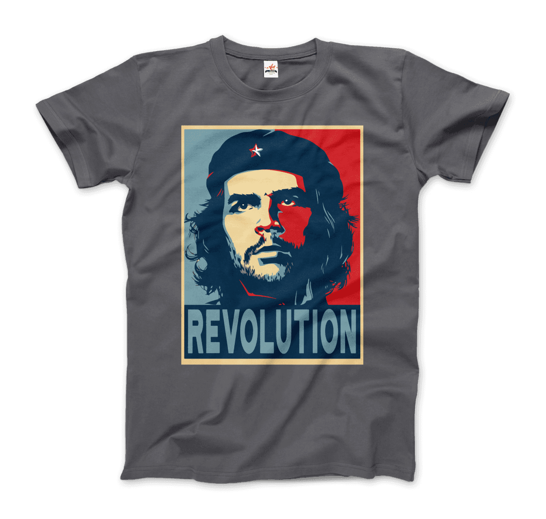 Che Guevara Revolution, Hope Style T-Shirt-Art-O-Rama Shop-Men (Unisex)-Black-S-Urbanheer