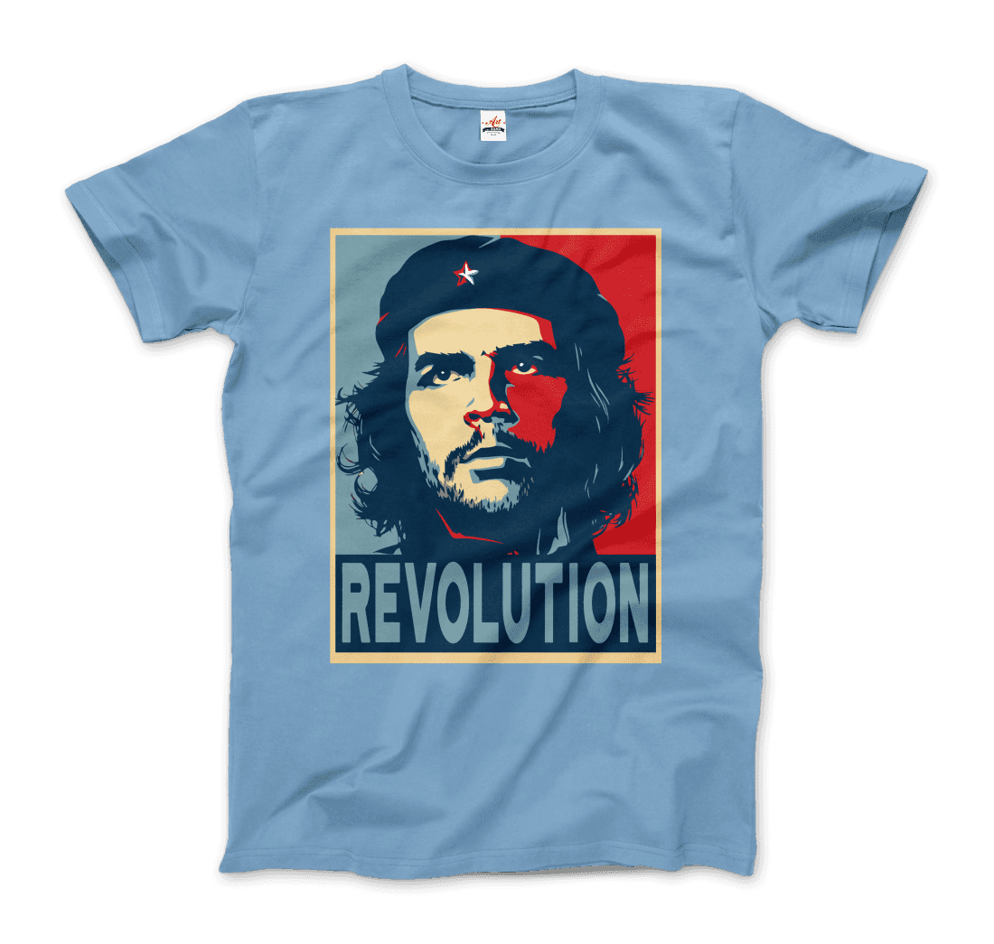 Che Guevara Revolution, Hope Style T-Shirt-Art-O-Rama Shop-Men (Unisex)-Black-S-Urbanheer