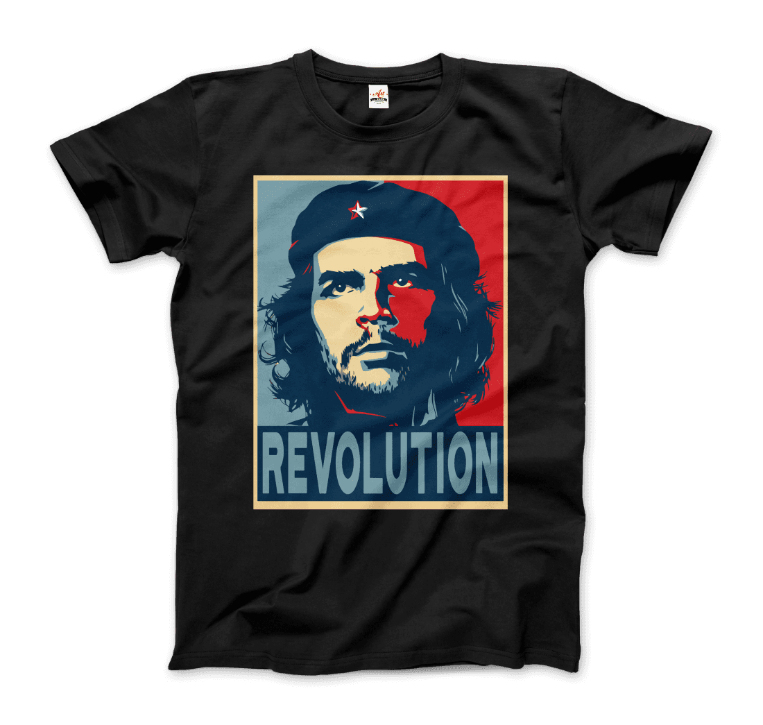 Che Guevara Revolution, Hope Style T-Shirt-Art-O-Rama Shop-Men (Unisex)-Black-S-Urbanheer