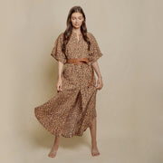 Wide Dress -Cheetah-ClaudiaG-One Size-Urbanheer