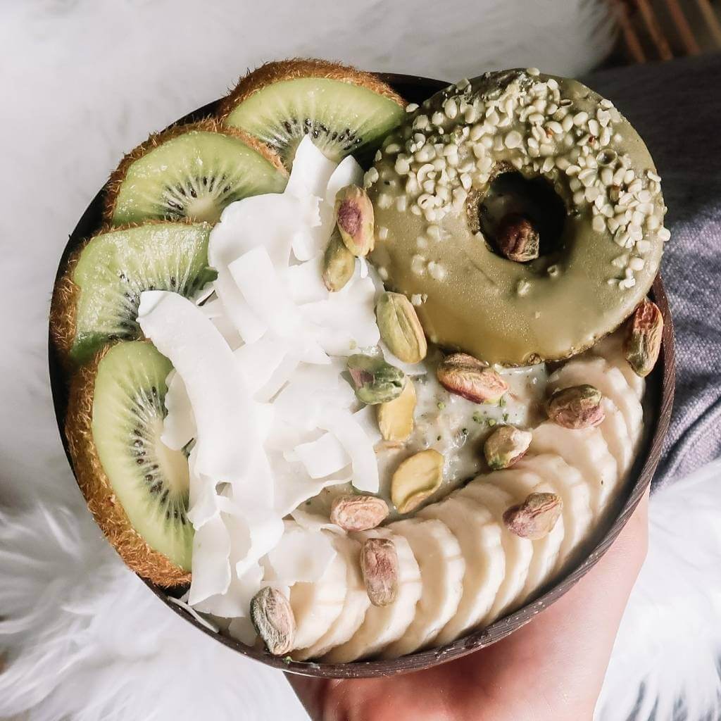 Eco-Friendly Coconut Bowls & Spoons Set Of 4-Jungle Culture-Striped-Urbanheer