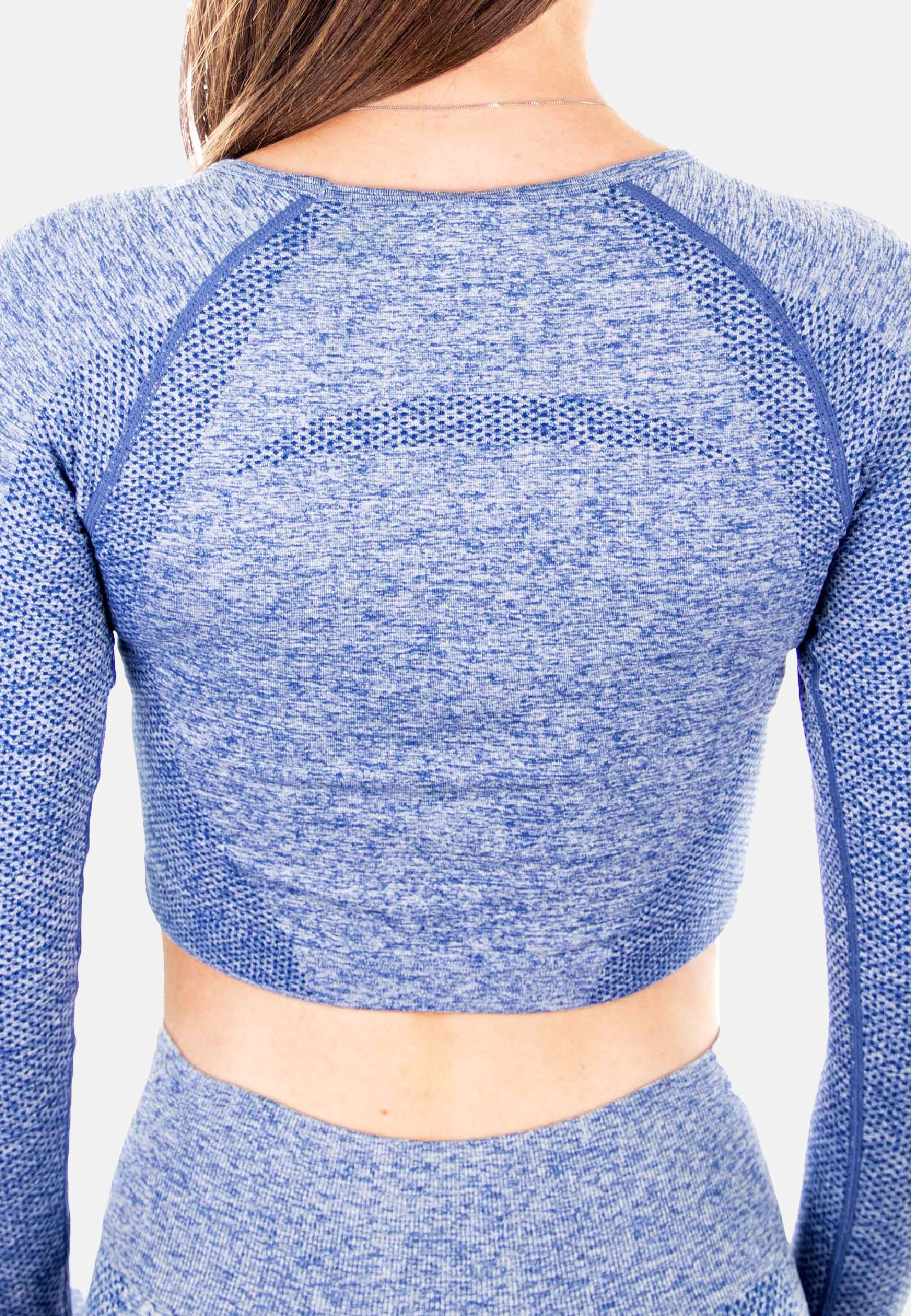 Crop Sleeve Dynamic - blue - Damen-Pear Juniper-Blue-L-Urbanheer