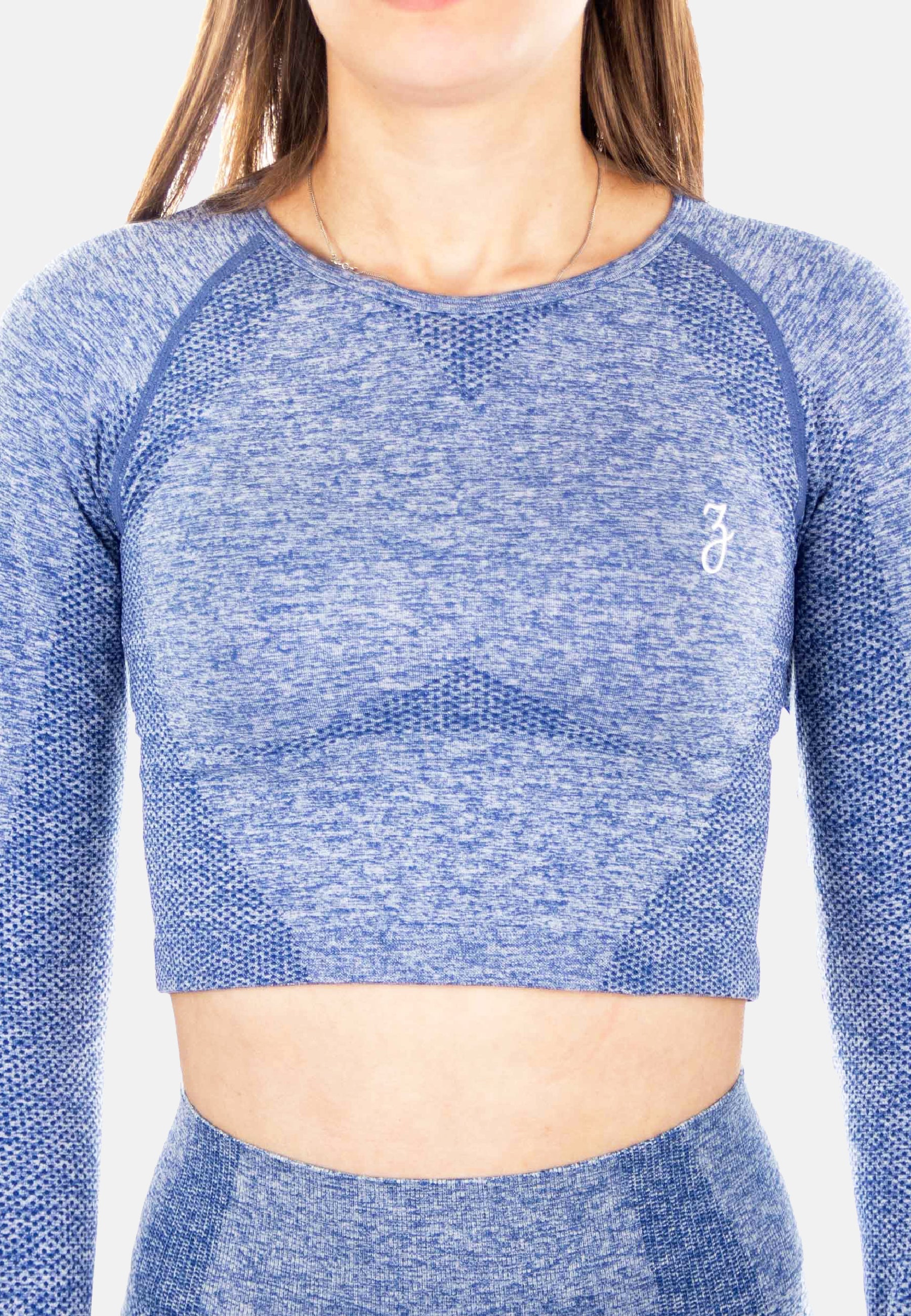 Crop Sleeve Dynamic - blue - Damen-Pear Juniper-Blue-L-Urbanheer