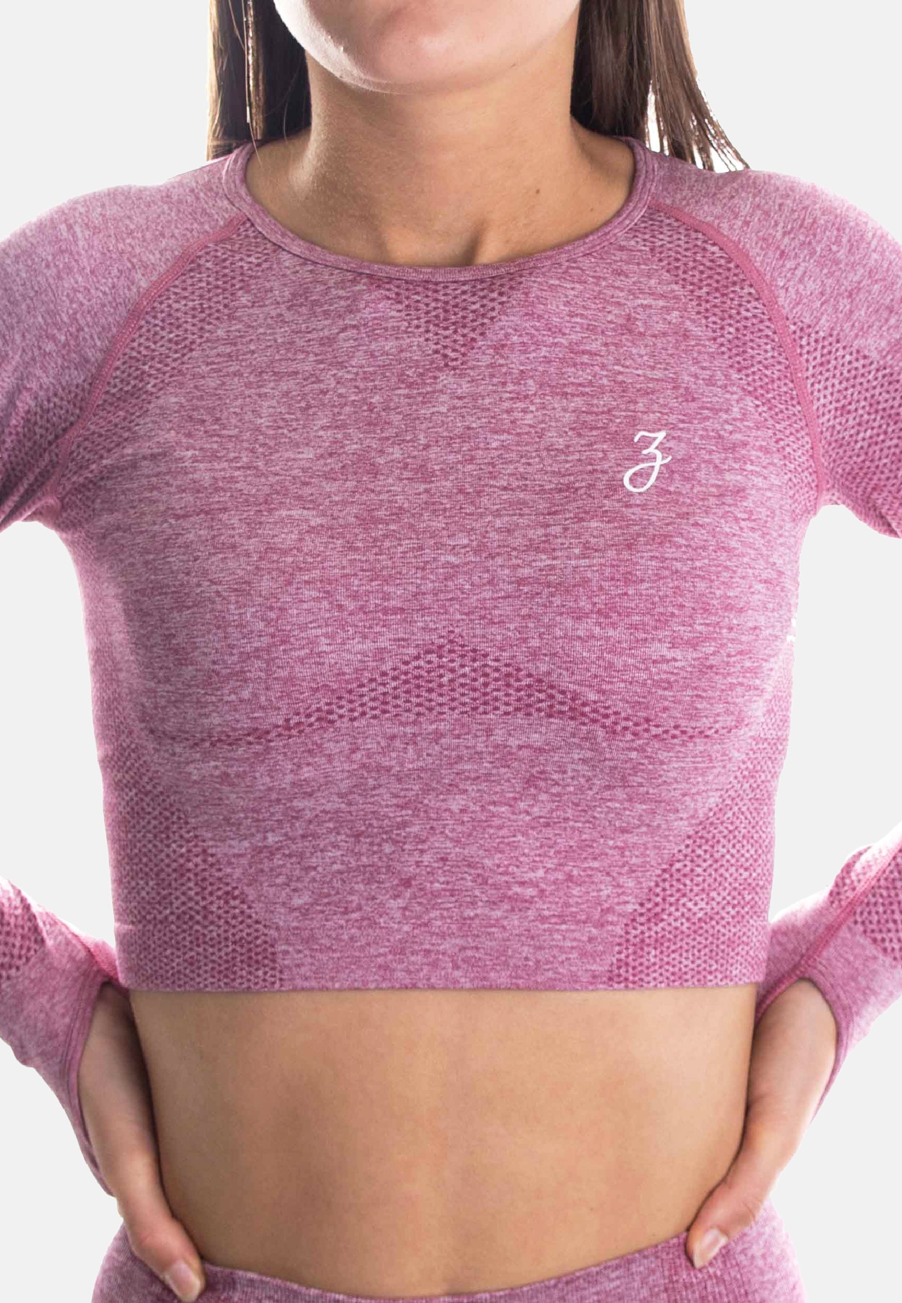 Crop Sleeve Dynamic - Pink - Damen-Pear Juniper-pink-L-Urbanheer