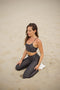 Cross-back sports bra - Dolphin grey-SAVE THE WAVE ®-S-Urbanheer